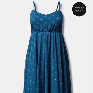 Torrid MIDI Chiffon dress